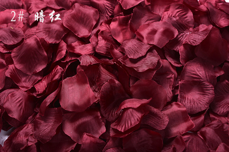 Romantic 500pc Wedding Decoration Set Artificial Pink Purple Red Rose Petals Perfect For Marriage Parties - 3