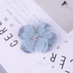 10pcs 8colors Mini Chiffon Fabric Flower For Wedding Invitation Artificial Flowers Dress Decoration - 5