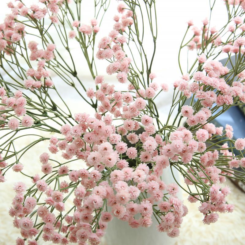 Quality Realistic Touch Gypsophila Artificial Babys Breath Flowers For Weddings Home Garden Party Decorations - 1