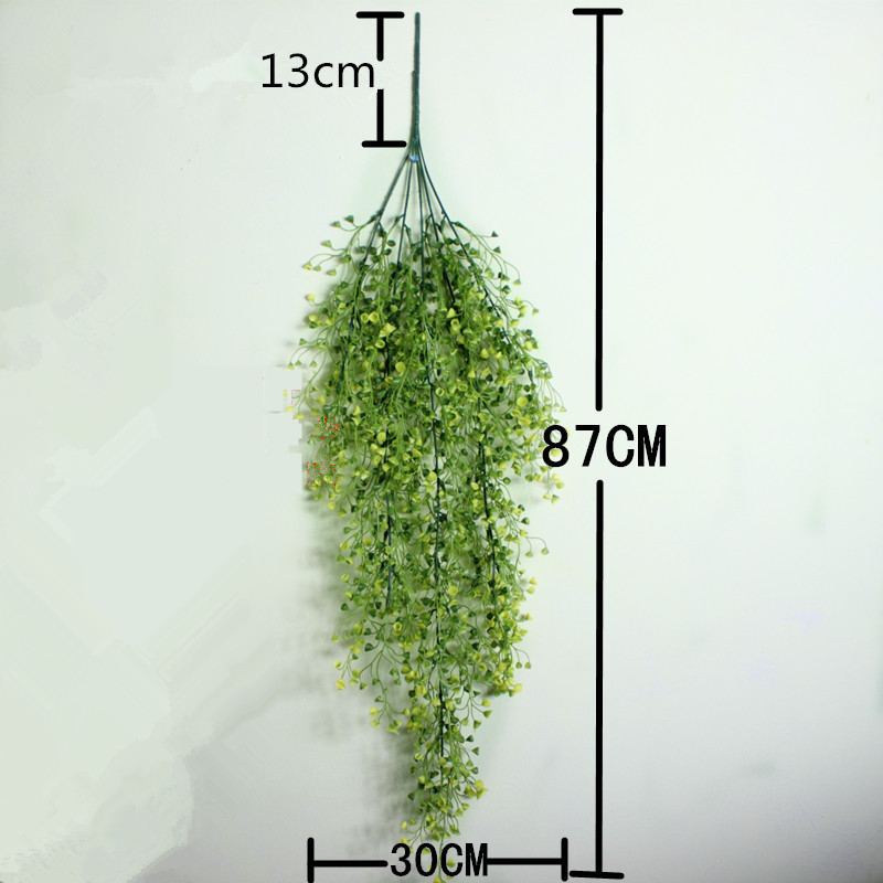 3colors Hanging Plant Artificial & Mini Flower Willow Wall Basket Accessories Home Decoration Balcony - 5