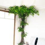 High Imitation Rattan Decoration Artificial Flowers Green Leaves Branches Home Wedding Hotel Ceiling Wall Accessories - 5