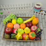 Artificial Apple Banana Watermelon Peach Pear Lemon Mango Fake Fruits Home Decoration Plastic Ornament Food Photography Props