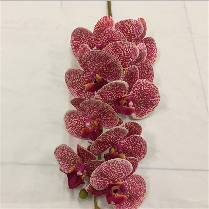 Real Touch Artificial Phalaenopsis Orchid Stem Latex Butterfly Orchids Lifelike Silicone Flower Plant - 4