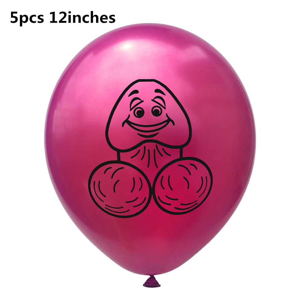 Bachelorette Party Foil Balloon Hen Night Decorations Bridetobe Sexy Pink Penis Aluminium Balloon Wedding Team Celebration - 12