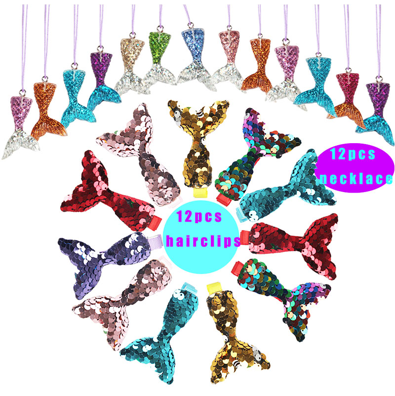 72pcs Little Mermaid Themed Birthday Party Favor Kit Girls Party Gifts Decorations Guest Souvenirs - 2