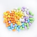 20pcs 3 3cm Pe Easter Eggs Happy Decoration Home Garden Decor Colorful Kids Gift Party Favors Foam