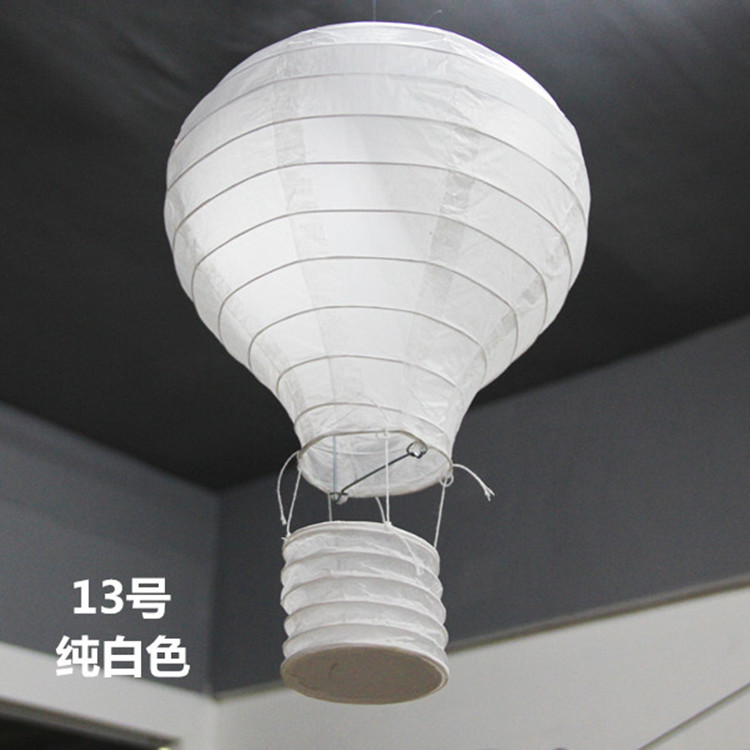 1pc White Hot Air Balloon Paper Lantern Chinese Wishing Decor For Weddings Kids Birthday Parties Home Decorations 10 12 14 16inch - 12