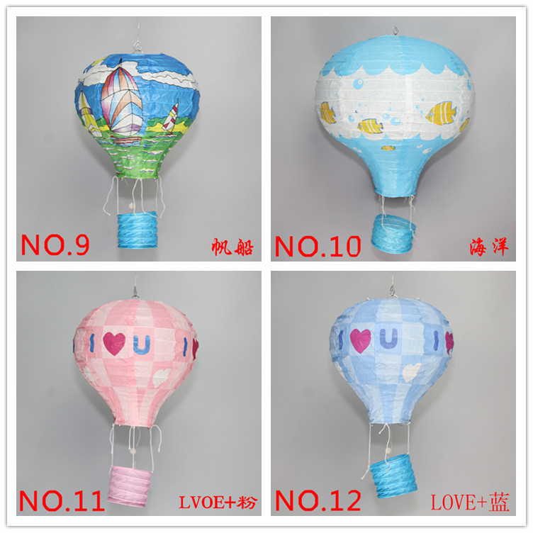 1pc White Hot Air Balloon Paper Lantern Chinese Wishing Decor For Weddings Kids Birthday Parties Home Decorations 10 12 14 16inch - 11