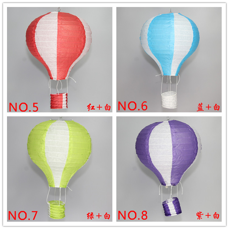 1pc White Hot Air Balloon Paper Lantern Chinese Wishing Decor For Weddings Kids Birthday Parties Home Decorations 10 12 14 16inch - 10