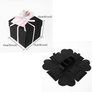 Free Photos Diy Surprise Love Explosion Box Gift For Anniversary Scrapbook Photo Album Birthday 15x15x15cm - 2