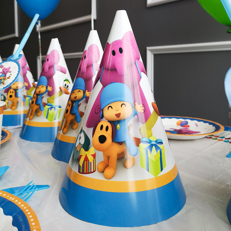 Pocoyo Party Children Theme Birthday Decoration Newborn Baby Shower Products Disposable Cups - 6