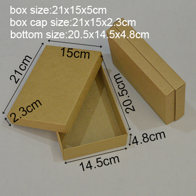 10pack Large Customizable Kraft Paper Gift Boxes With Lids Multicolored 11 Sizes Available - 9