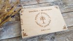 Lord Of Rings Wooden Wedding Guest Book Personalized Custom - 2