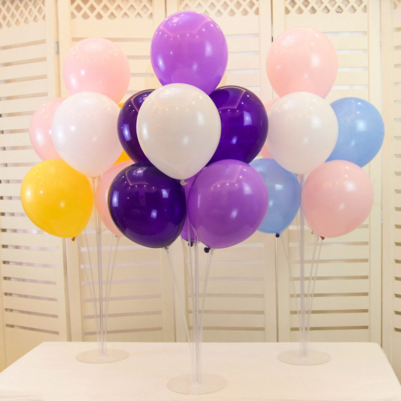 7tube Balloon Stick Stand For Birthday Wedding Baby Shower Decorations Kids Party Balloon Holder Column Accessory - 3