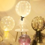 Birthday Party Decoration Kids Led Balloons Column Stand With Base Transparent Balloon Wedding - 4