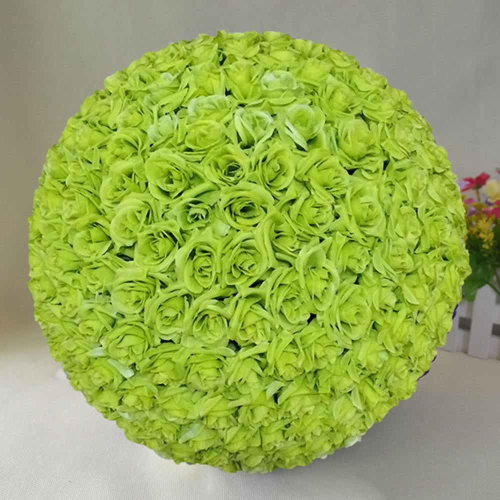 Romantic Silk Rose Flower Balls Wedding Kissing Ball Decorations Home And Party Accessories - 12