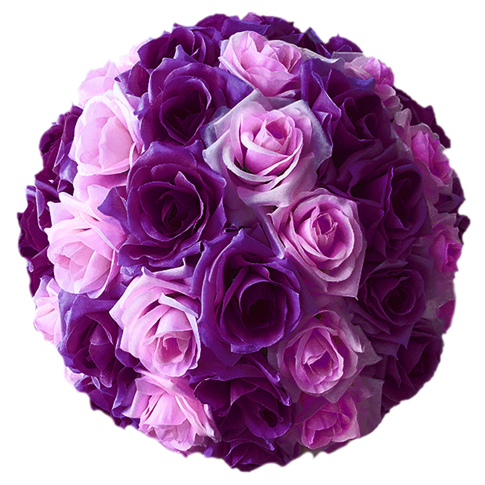 Romantic Silk Rose Flower Balls Wedding Kissing Ball Decorations Home And Party Accessories - 8