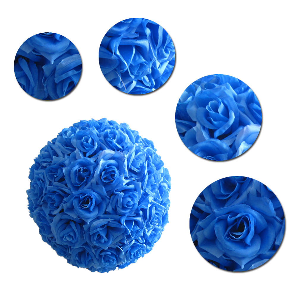 Romantic Silk Rose Flower Balls Wedding Kissing Ball Decorations Home And Party Accessories - 5