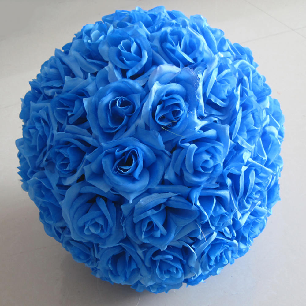 Romantic Silk Rose Flower Balls Wedding Kissing Ball Decorations Home And Party Accessories - 4