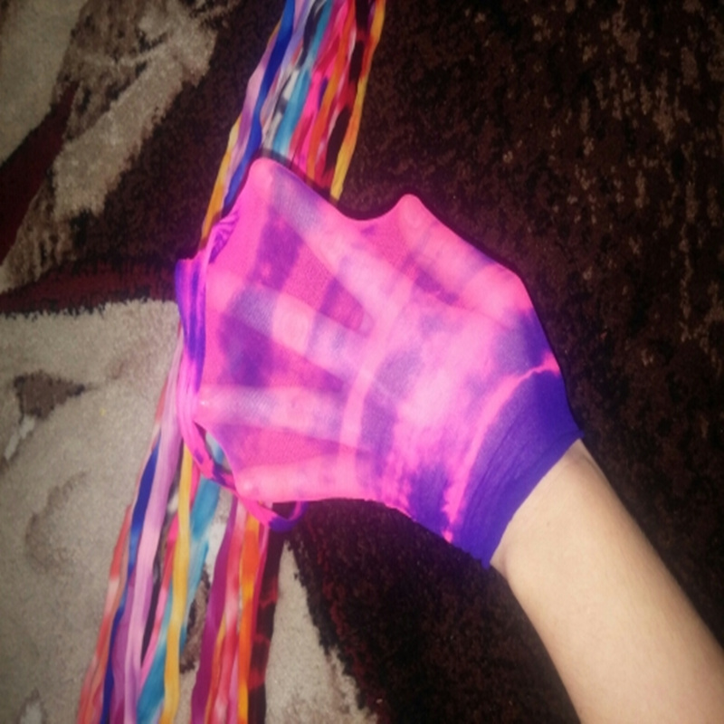 5pcs Lot Gradient Color Tensile Nylon Stocking Diy Flower Making Material Handmade Craft Accessories Wedding Decor - 2