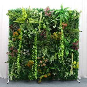 Self Made Fake Grass Carpet Begonia Leaves Diy Simulation Window Hotel Store Backdrop Artificial Wall Decor