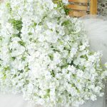 3pcs Lot Baby Birthday Party Breath Gypsophila Wedding Decoration White Silk Real Touch Artificial Flowers For Home Decor A12050