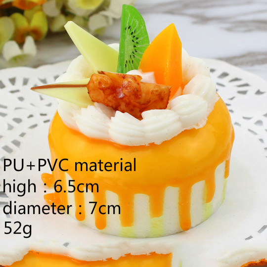 1pcs Artificial Fruit Cakes Fake Dessert Food Display Realistic Kitchen Decor Photography Props Tea Table Simulation Model - 11