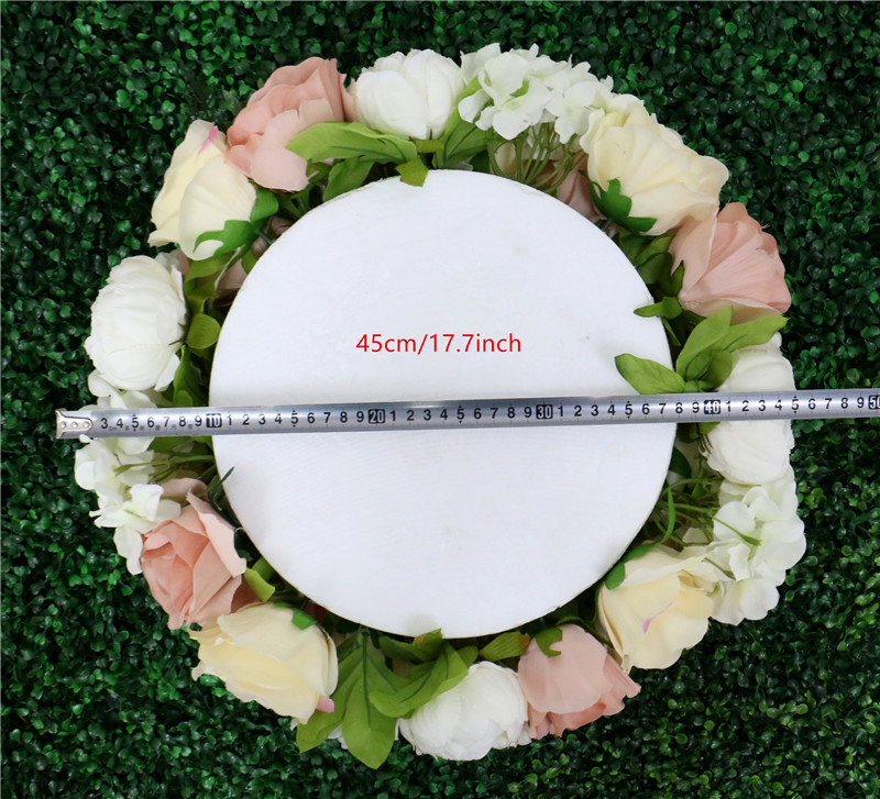 Silk Rose Hydrangea Peony Artificial Flower Ball Centerpieces 35 45 50 Cm Perfect For Party Wedding Background Decor Table Settings - 4