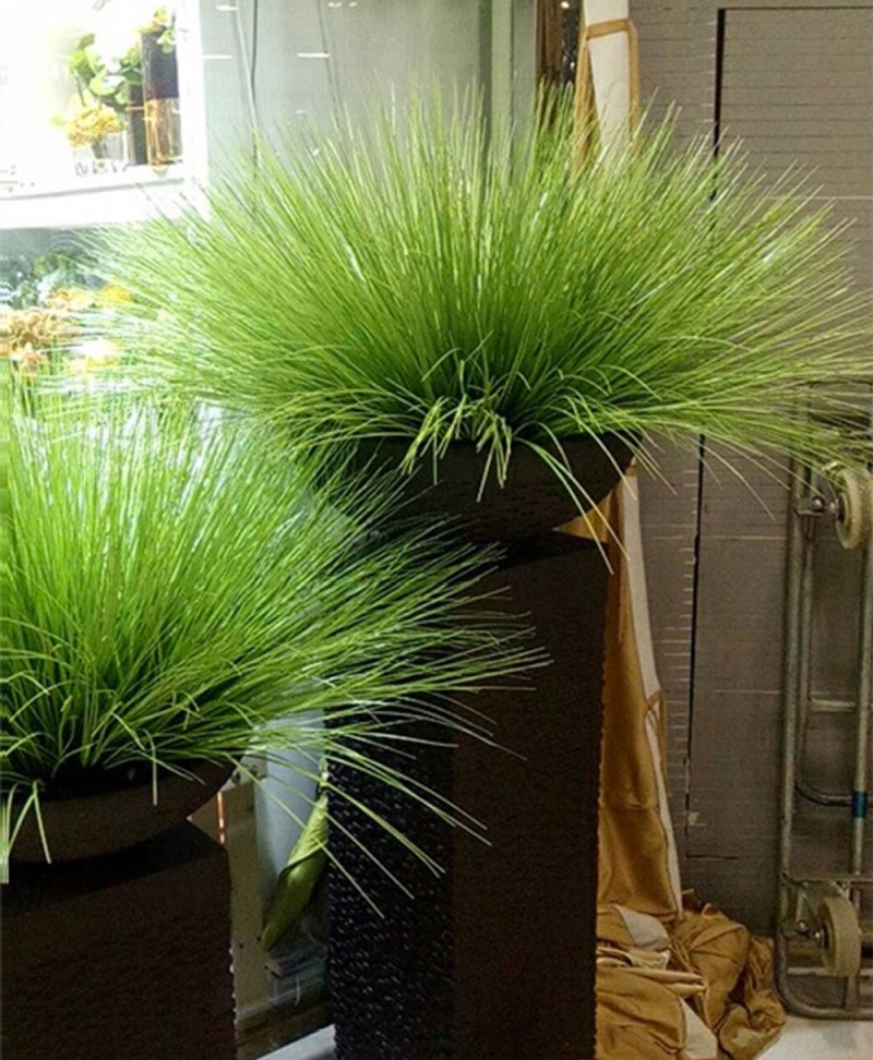 Artificial Onion Grass Silk Flower 60cm Simulation Leaf Decoration Ideal For Lawn Engineering Floral Arrangements - 14