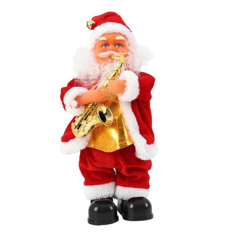Electric Santa Claus Christmas Doll Toy For Kids Interactive Dancing Singing Xmas Decor Childfriendly Gifts - 12