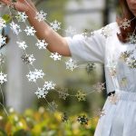4m Twinkle Star Snowflake Paper Garlands Pendant Ornaments Christmas Decorations For Home Year Accessories Navidad