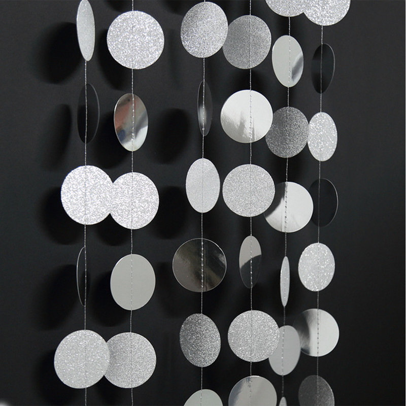 4m Twinkle Star Snowflake Paper Garland Christmas Home Decor Festive Pendant Ornaments Year Round Navidad Accessories - 26