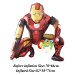 3d Spiderman Iron Man Batman Foil Balloons Super Hero Birthday Party Decoration Kids Toys Baby Shower Children's Gifts Globos - 3