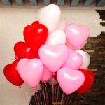 20pcs Lot 2 2g Pink White Red Love Latex Balloons Heart Shaped Thickening Pearl Wedding Birthday Party Decor