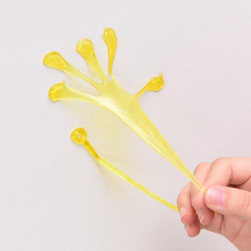10pack Of Kids Colorful Sticky Hand Toys Elastic Funny Durable Novelty Party Favor Gifts - 6