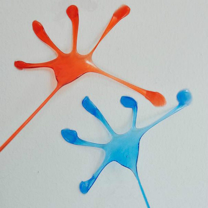 10pack Of Kids Colorful Sticky Hand Toys Elastic Funny Durable Novelty Party Favor Gifts - 4