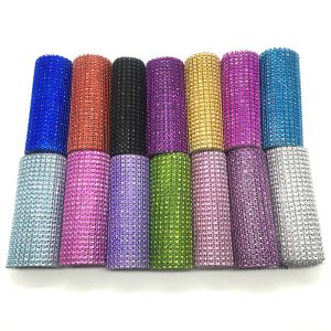 Promotion 1 Yard 90cm Bling Diamond Mesh Wrap Ribbon Rhinestone Roll Tape Tulle Crystal Cake Wedding Decoration