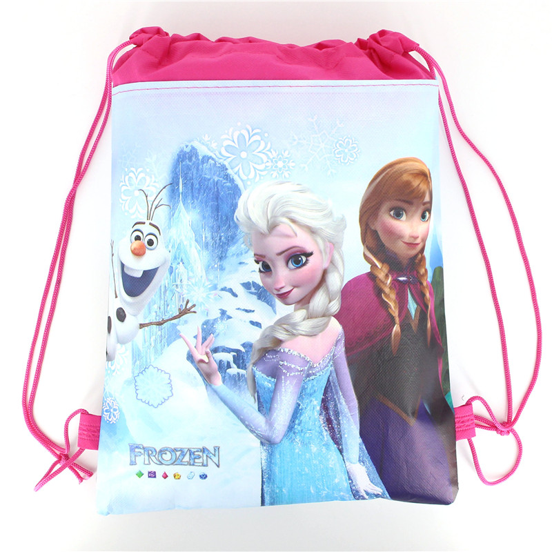 Disney Princess Frozen Moana Cars Mickey Minnie Nonwoven Fabric Drawstring Backpack Shopping Bag Pack Of 5 10 20 30 - 8