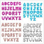 16 Inch Letter A To Z Alphabet Foil Balloons Birthday Party Wedding Decoration Event & - 2