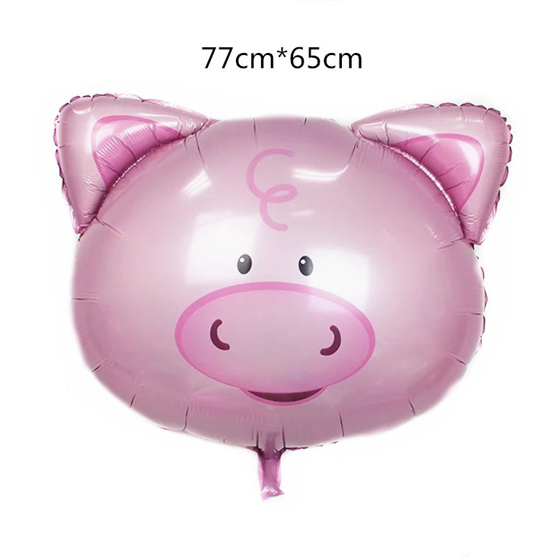 Jungle Safari Animal Balloons Set Baby Shower Childrens Birthday Party Decorations Tiger Lion Monkey Zebra Giraffe Elephant Foil Balloons - 9