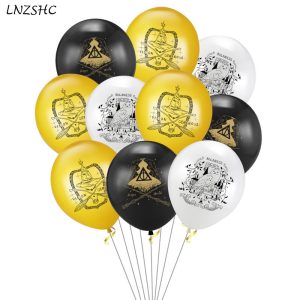 Magic Wizard School Balloon Harrys Potter Pattern Latex Baby Boy Shower Birthday Party Decoration For Kis - 2