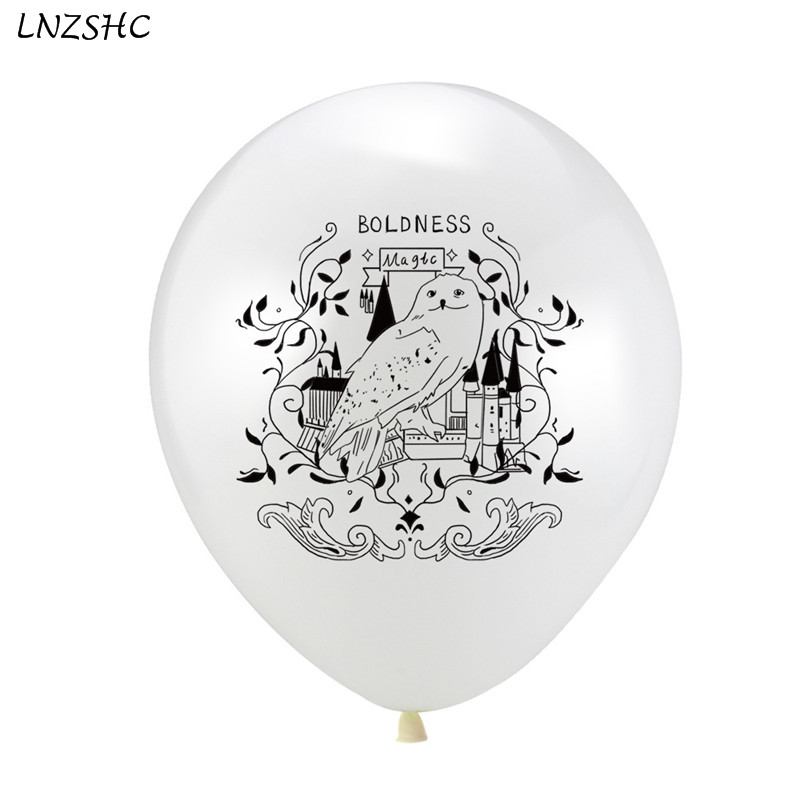 Harry Potter Wizard School Themed Latex Balloons For Baby Shower Birthday Party Kids Decoration - 3