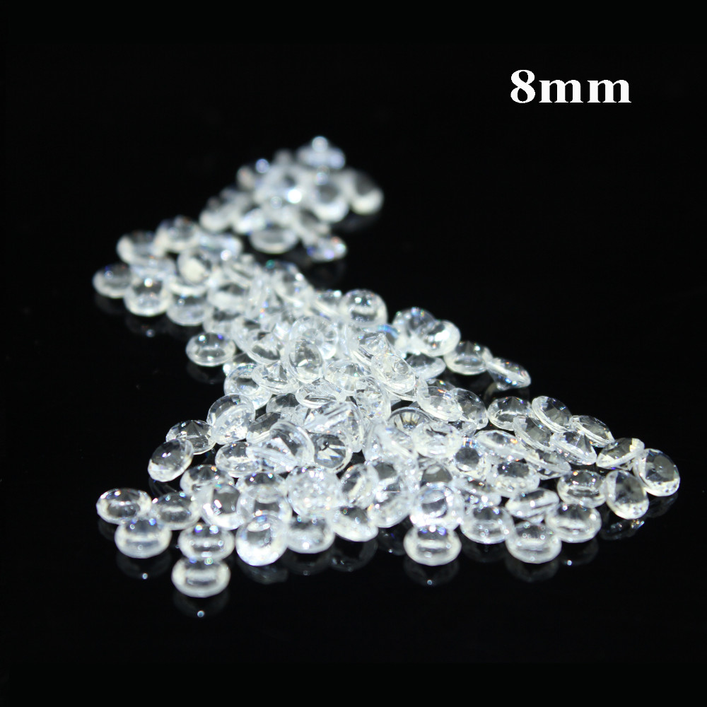 1000pcs Deluxe Clear Acrylic Diamond Confetti Table Scatters For Wedding Party Event Decorations - 6