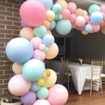 5pcs 18 24inch Large Pastel Round Latex Balloons Big Beautiful Birthday Party Inflatable Helium Macaron Arch Decoration - 4