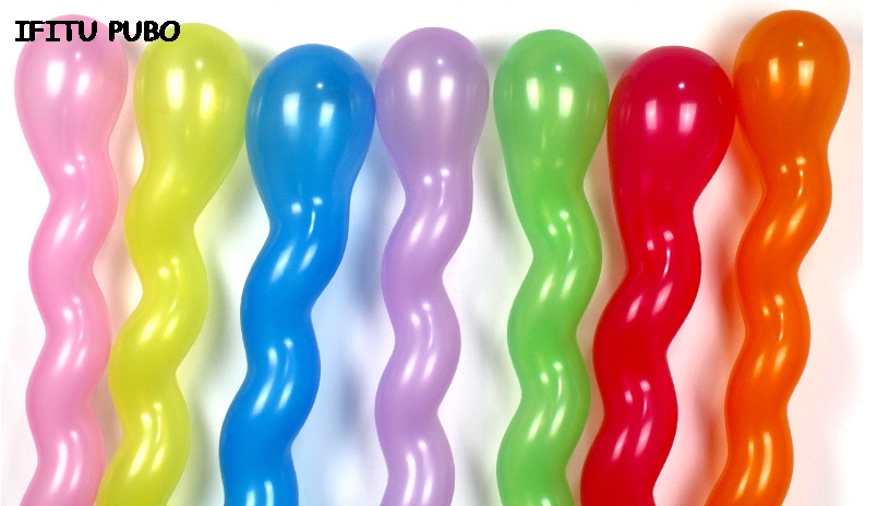 50pcs Giant Spiral Latex Balloons Helium Quality Perfect For Birthday Wedding Party Decorations - 3