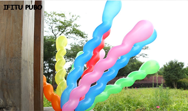 50pcs Giant Spiral Latex Balloons Helium Quality Perfect For Birthday Wedding Party Decorations - 2