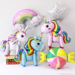 1pc 100x97cm Pink Horse Little Pony Unicorn Foil Balloons Helium Balloon Kids Toys Wedding Birthday Animal Party Decor - 6