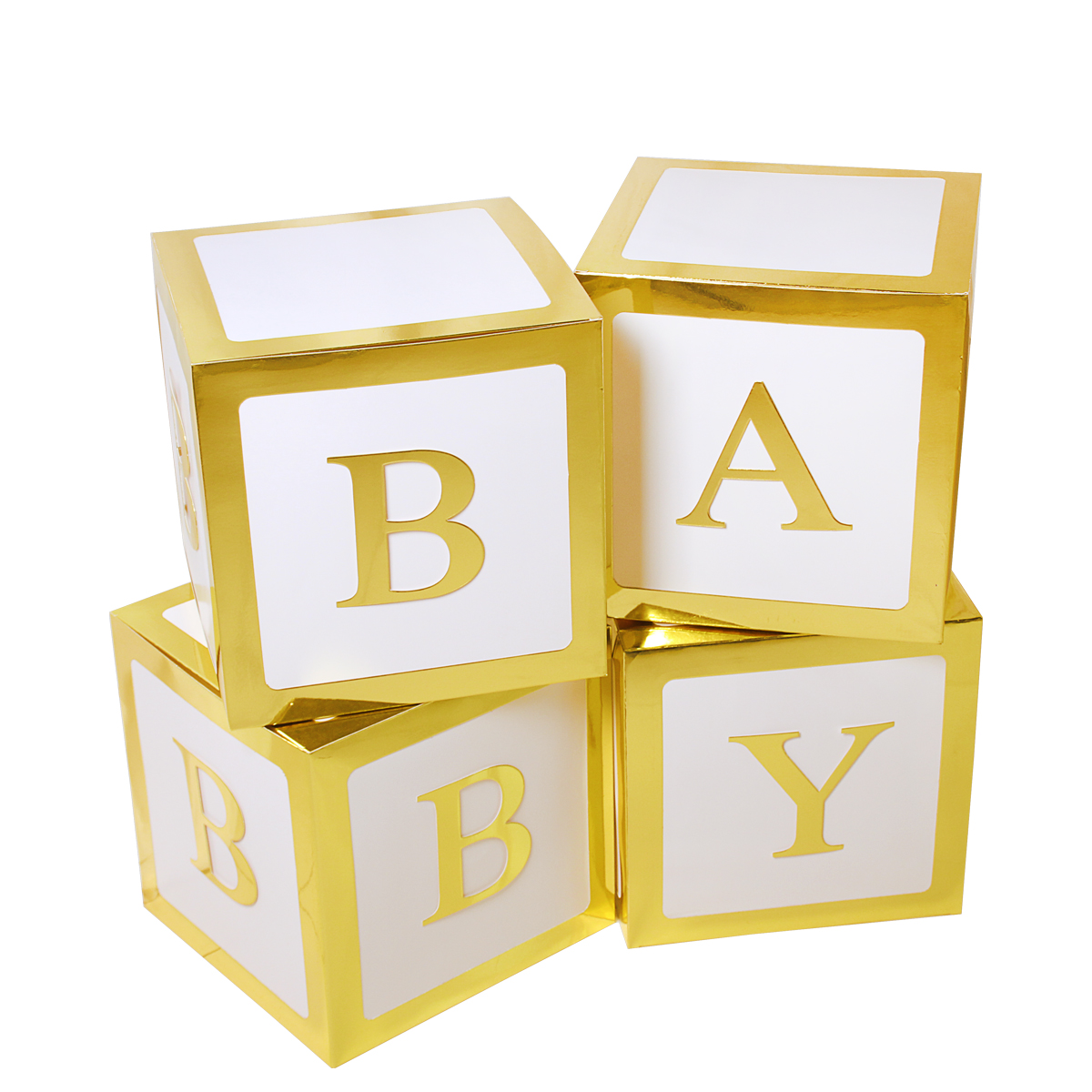 Unisex Baby Shower Transparent Gift Box Decoration Christening Birthday Party Decor For Boy Or Girl - 20