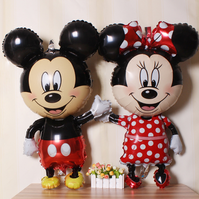 Mickey Minnie Mouse 112cm Foil Balloons For Kids Birthday Party Decorations And Favor Gifts - 1