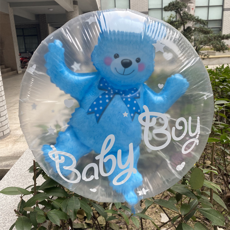 Large 59 X 69cm Bubble Bear Helium Balloons Aluminum Foil Perfect For Baby Shower Birthday Party Wedding Decorations Classic Kids Toys - 8